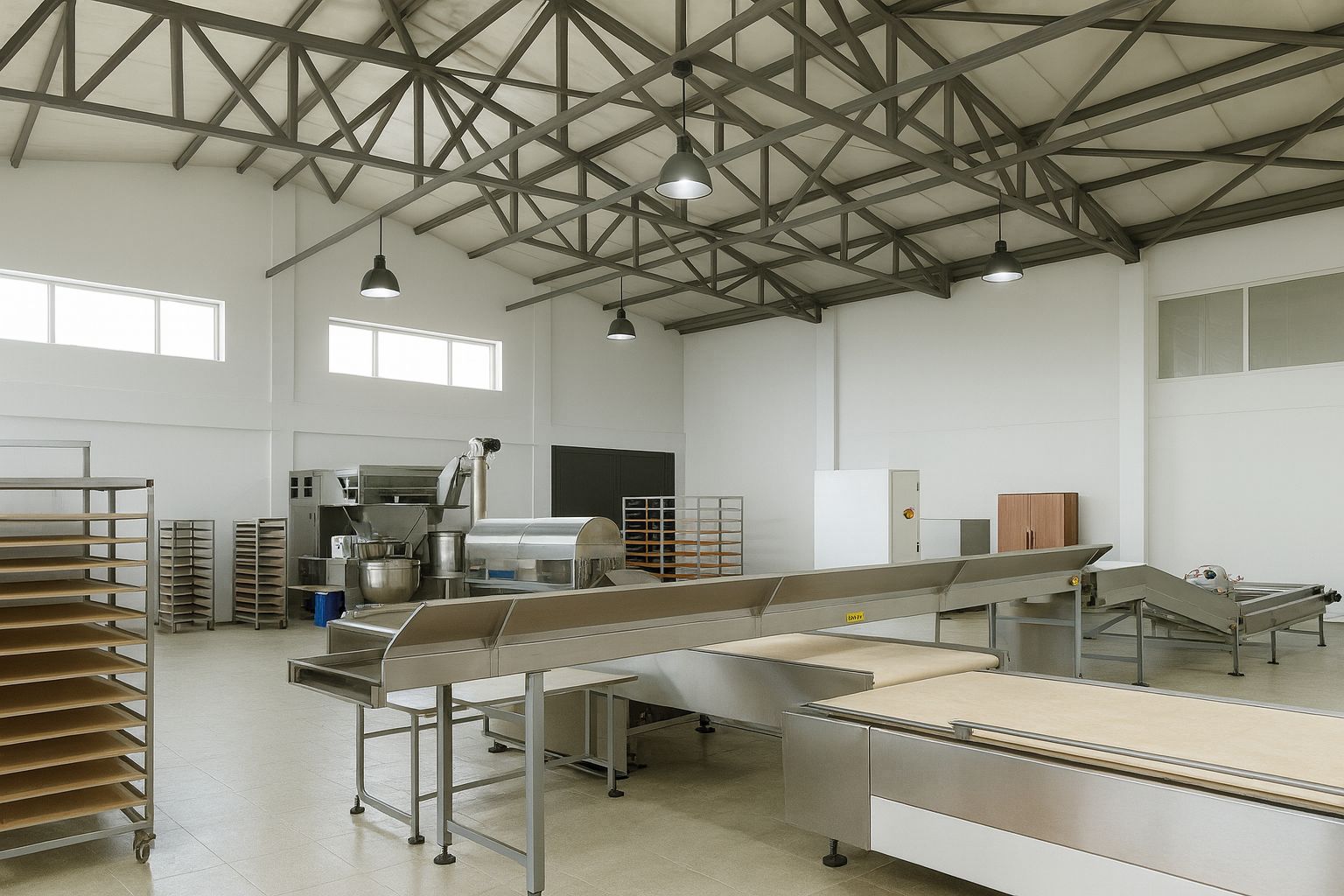 Our baking process in action